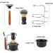 BGGIWY Men's Shaving Brush Set - Stainless Steel Razor Holder Manual Shaving Brush & Soap Bowl - 10x14.5cm Silver - Premium Shaving Accessories - Buy Online on GoSupps.com