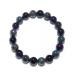 Gracefulhat Feng Shui Gemstones Jewelry for Men | Spritual Root Chakra Crystal Gift | Bring Luck & Wealth | Relief Stress & Anxiety 10MM Labradorite Mixed Amethyst Bracelet