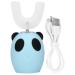 Silicone U-shaped head automatic toothbrush children electric toothbrush 3 cleaning modes memory function toothbrush with toothbrush (#3)