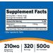 Nutricost Magnesium Citrate Powder 500g - Unflavored, 1.10lb (Pack of 1) - Buy Online on GoSupps.com