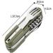 Beikal Folding Tableware: Stainless Steel 7-in-1 Multi Function Tool for Outdoor Camping - Buy Online on GoSupps.com