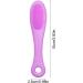 Grooming Brush for Cat Chin | Grooming Chin Scrubber Soft Chin Brush | Non-Slip Cleaning Brush Finger Multifunctional Pet Supplies for Cats Purple - Buy Online on GoSupps.com