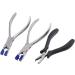 Buy Penrux Stainless Steel Rimless Glasses Frame Pliers - Professional Optician Tool - Adjustable Nose Cushion Remover - Buy Online on GoSupps.com