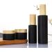 Sybl 2-Piece 50ml Glass Travel Bottles | Litter-Proof Cosmetic Containers | Matt Black Lotion & Essential Oil Dispensers - Buy Online on GoSupps.com