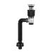 Saddgo Popup Basin Waste Drainer Universal Washbasin Drainer with Flexible Drain Down Hose & Popup Filter Sink Plug Durable stainless steel+ABS