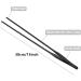 EvaGO 15 inch Black Straight Aquarium Tweezers Stainless Steel Straight Tweezer with Carbonation Protection Coating Against Rust Extra Long Reptiles Feeding Tongs Tools for Aquatic Tank Plants - Buy Online on GoSupps.com