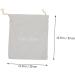 Beavorty 4pcs Hair Dryer Storage Bag Travel Hair Dryer Bathroom Shower Bags Hair Dryer Organizers Drawstring 33x30cm Light Grey - Buy Online on GoSupps.com