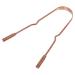 1pc Tongue Brush Tongue Scraper Tongue Care Accessory U Shape Tongue Scraper Oral Tongue Scraping Tongue Coating Scraper Tongue Care Supply Copper Tongue Scraper