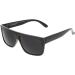 zeroUV Eazy E Square Flat Top Sunglasses | Shiny Black/Smoke Polarized - OG Loc Style - Buy Online on GoSupps.com