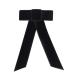 Minkissy Satin Ribbon Hair Bow Big Hair Bows Bowknot Hair Scrunchies Hair Barrettes Collection for Women Girls (Black) Women's Fashion Scarves