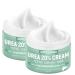 2 packs urea cream 20% 150 grams ||Horn skin remover foot cream hand cream body lotion with hyaluronic acid tea tree and aloe vera for deep moisture callus remover and softening 150 g (2 pack) 20%