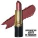 Revlon Super Lustrous Creme Lipstick Rum Raisin 535 - 0.15 oz | Long-Lasting Lip Color - Buy Online on GoSupps.com