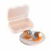 Earplugs 1 Pair Triple Layer Silicone Waterproof Noise Cancelling Earplugs for Sleep Swimming and Noise Filtering (Orange Small) Orange Small