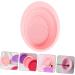 Beavorty makeup brush scrub pad makeup brush cleaning mat silicone brush cleaning pad makeup cleaner foldable cleaner bow makeup brush cleaning bowl Silica gel cosmetic scrub board - Buy Online on GoSupps.com