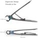 HDYS 2X Set Thick Toenail & Fingernail Cutter with Wide Opening Stainless Steel Kit for Men & Women Silver - Buy Online on GoSupps.com