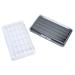 Fomiyes 2 PCs 24 grids empty cosmetic palette empty timberer pallets plastic eyeshadow powder pallet for women girls make-up diy eyeshadow