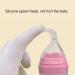 Buy Food Grade Silicone Baby Bottle Spoon - Gum Massage & Squeeze Design for Easy Baby Feeding - Buy Online on GoSupps.com