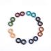 Chiwanji 100pcs Mixed Color Imitation Wood Beads - Wholesale Dreadlock & Braid Hair Accessories for DIY Crafting - Buy Online on GoSupps.com
