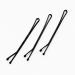 RN BEAUTY 200 Pieces Bobby Pins With Tin Case 2.2inch/5.6cm Secure Hold Tips Stainless Steel Strong Grip Hairpins Bob Pins Bulk Hairstyles Bun Clips Hair Styling Pins Black Tipped (Flat Shaped 5.6cm) Flat Shaped 5.6cm/2....
