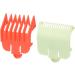 Professional Hair Clipper Guide Combs 2 Plastic Attachment Combs Rounded Teeth Easy Buckle Design Easy Hair Control (red and green) - Buy Online on GoSupps.com