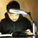 Magnifying glassPortable Portable Desktop Hands-Free Magnifier 2X 5X Led Collapsible Magnifier Light Reading Glass Magnifying Glass Reading Repair Hobby and Crafts - Buy Online on GoSupps.com