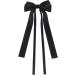 New 2025 Solid Double Bowknots Hair Clips Women Long Ribbon Bow For New For Fashion Tassel Hair Clips Barrettes Pins Hair Accessories Jewelry Fashion Accessories Creative Gift - Buy Online on GoSupps.com