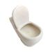 Scented Candles Toilet Style Soy Candles Funny Gift Rich Fragrance Romantic Decorative Aromatherapy Candle for Bedroom Office Bar for Valentines Day Christmas Birthday(White)