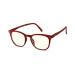 JOOX Reading Glasses for Women and Men, Square Blue Light Blocking Readers with Spring Hinge Burgundy 1.5 x
