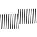 LALAFINA 200 Pcs Disposable Eyeliner Gel Eyeliner Pencil Lip Scrubber Tool Eyeliner Brush for Girl Written 9x0.7cmx2pcs Blackx2pcs