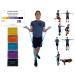 Therapist s Choice Resistance Bands for Working Out Physical Therapy Bands Elastic and Exercise Bands Set for Stretching Suitable for Rehab Yoga Pilates Gym Home Exercise Five Colors