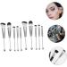 Angoily 2 Sets Metal Handle Makeup Brush Stainless Steel Handle Makeup Brushed Loose Powder Brush Face Oblique Head Blush Brush Concealer Brush Travel Eyebrow Brush Aluminum Alloy - Buy Online on GoSupps.com