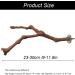Natural Wood Bird Cage Platforms - Ockyunoo 2 Piece Set | Perfect Bird Seat Rods & Bubble Rods for Nymphensittich - Buy Online on GoSupps.com