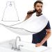 Eihi 1 piece of shaving apron beard apron hairdressing cloak beard apron bibs for beard for shaving haircut non-stick hairy caring with 2 suction cups gifts for men