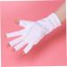 DOITOOL Cotton Glove Manicure Glove 1 Pair manicure gloves UV shield glove half-finger gloves anti UV glove nail short white Gel Manicure Gloves Silicone Ear Display - Buy Online on GoSupps.com