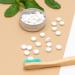 Bamboo Toothpaste Tablets for Adults | 80 Natural Vegan & Plastic-Free Pills | Eco-Friendly Fluoride Dental Care - Buy Online on GoSupps.com