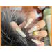 Temperament-enhancing manicure hand-wearing a side light cat's eye Joker nail patch Heavy industry Chinese detachable(XS) - Buy Online on GoSupps.com