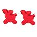 PRETYZOOM Small Cake Mold 6 pcs Biscuit Mould Christmas Making Mold Molds DIY Themed Cake Baking Cartoon Dessert Adorable 17.6X14.5X3CMx3pcs As Shownx3pcs