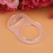 10-Part Silicone Pacifier Holder Clip Adapter | Soft Toy Rescue Ring & Baby Blanket Clip | Easy to Clean Safe & Durable - Clear - Buy Online on GoSupps.com