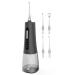 Water Flosser for Teeth Cleaning Portable Rechargeable 4 Modes Powerful Battery Life IPX7 Waterproof for Home & Travel Black