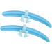 TYTOGE Reusable Eyelash Separator Tool with Silicone Base and Legs Essential Lash Extension Accessory for Beauty Salon (Blue) - Buy Online on GoSupps.com