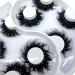 HBZGTLAD 2021 25mm 3D Faux Mink Cross False Eyelashes - 5 Pairs Handmade Thick Long Eye Lashes | Beauty Makeup Tools - Buy Online on GoSupps.com