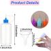 30pcs 30ml Precision Tip Applicator Bottle Set | Translucent Glue Bottles with Multicolor Lid | 6 Mini Funnels & Squeeze Bottles for DIY Crafting - Buy Online on GoSupps.com