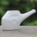 Traveller's Ceramic Neti Pot with 5 Sachets Neti Salt - Nasal Cleansing Kit - Buy Online on GoSupps.com