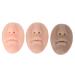Obetuens 3 pieces 3D-Silicon-nose mouth model silicone model for piercing soft piercing exercise model reusable body parts model for puncture display