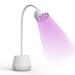 JOSBES Cordless UV LED Nail Lamp, Rechargeable 24W Mini Nail Lamp 360 Rotatable Nail Dryer Quick Dry uv Light for Nails Gel Gooseneck Mini Nail Lamp for Home DIY & Salon Manicure (White)
