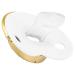 Bling Baby Pacifier - Healthy & Practical Pacifier with Clips for 6-18 Months | International Shipping Available (White) - Buy Online on GoSupps.com