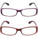 Inlefen Super Light Reading Glasses | 2 Pairs Fashion Full Frame Eyeglasses | 3.0x Magnification | International Shipping - Buy Online on GoSupps.com