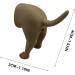 Dog Internal Form Toothpaste Lid & Dispenser - Creative Funny Caps for Kids & Adults (Brown & Gray) - Buy Online on GoSupps.com