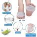 Salmue Silicone Foot Separator - 1 Pair Bunion Straightener & Hallux Valgus Corrector - Day & Night Use - Restore Toes to Original Shape - Buy Online on GoSupps.com