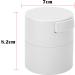 GEN'C B AUTY Eyelash Glue Storage Container Airtight Adhesive Storage Tank for Lash Glues Lash Glue Sealed Jar Stand Holder 3.15 4'' (white) - Buy Online on GoSupps.com